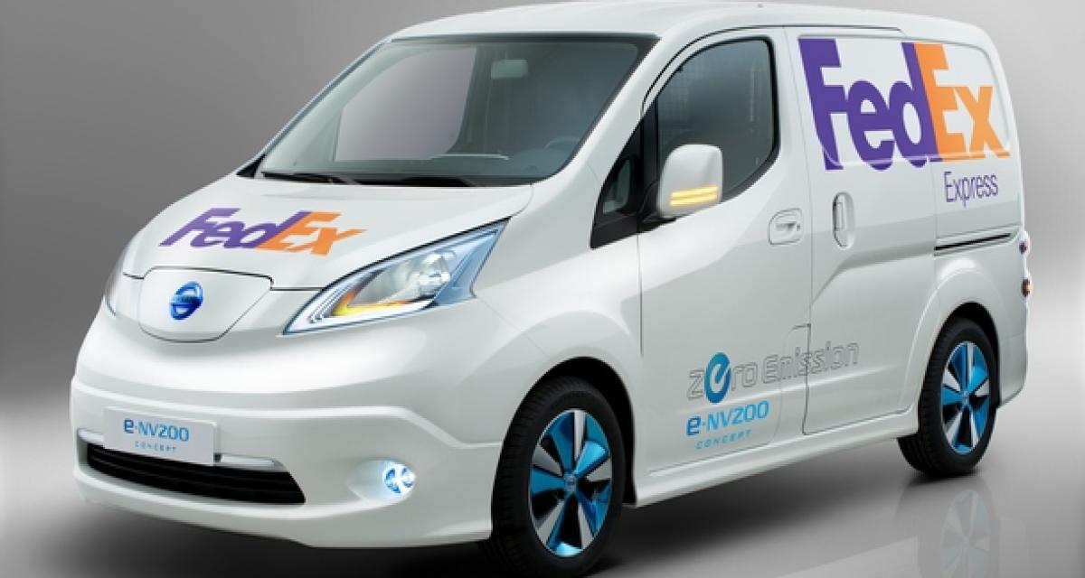 Nissan et FedEx continuent de tester le e-NV200