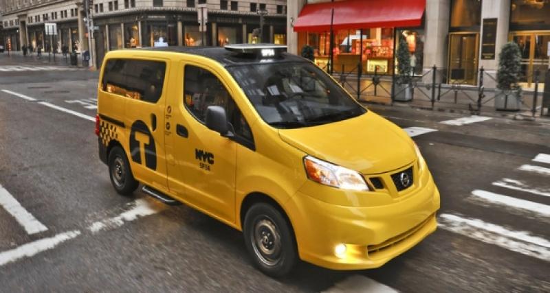  - Les taxis de New York plébicitent le Nissan NV200