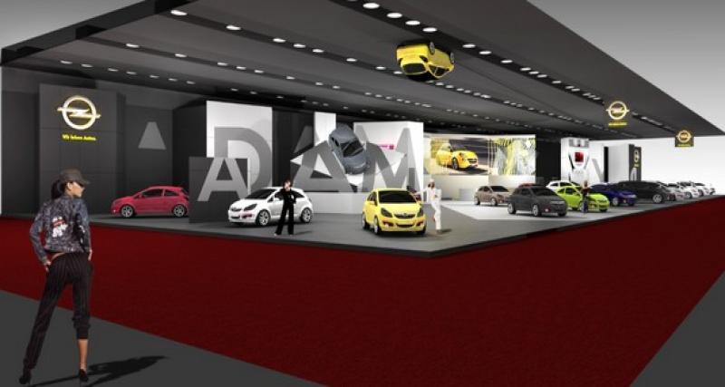  - Paris 2012 : Opel Adam, quatre unités personnalisées