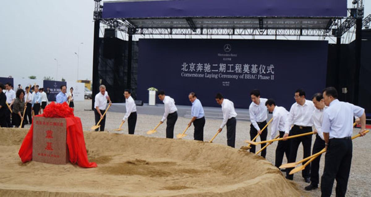 Mercedes lance les travaux de sa nouvelle usine en Chine