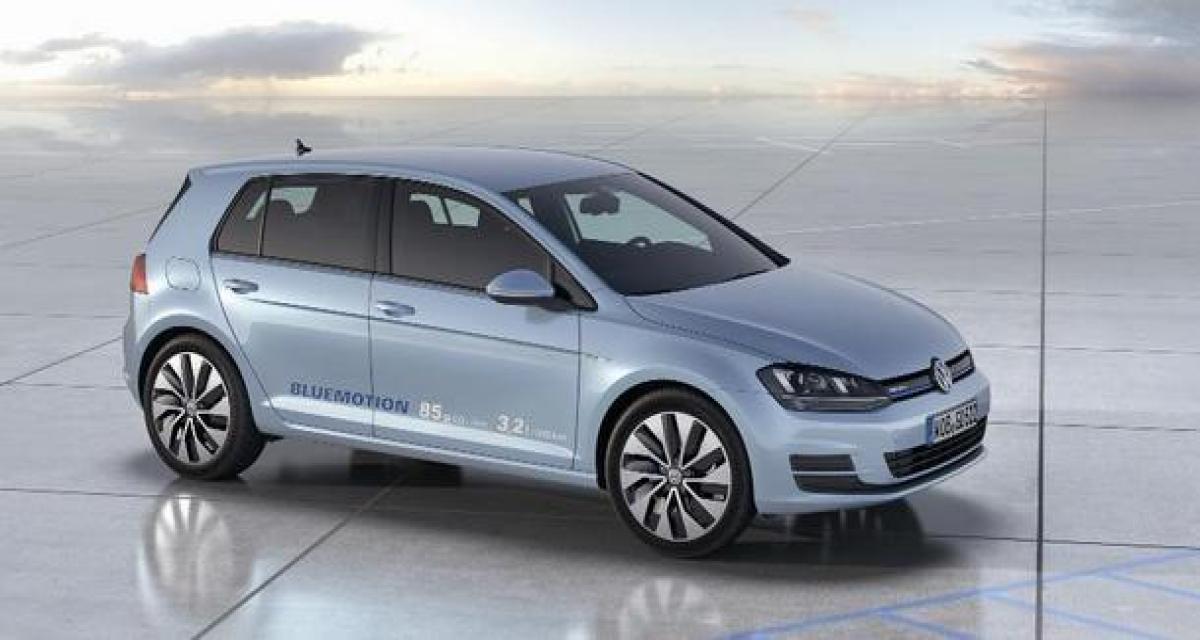 Paris 2012 : Volkswagen Golf VII BlueMotion Concept