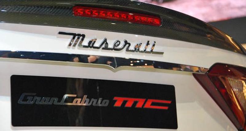  - Paris 2012 live : Maserati GranCabrio MC (et informations sur Levante, Quattroporte et Ghibli...)