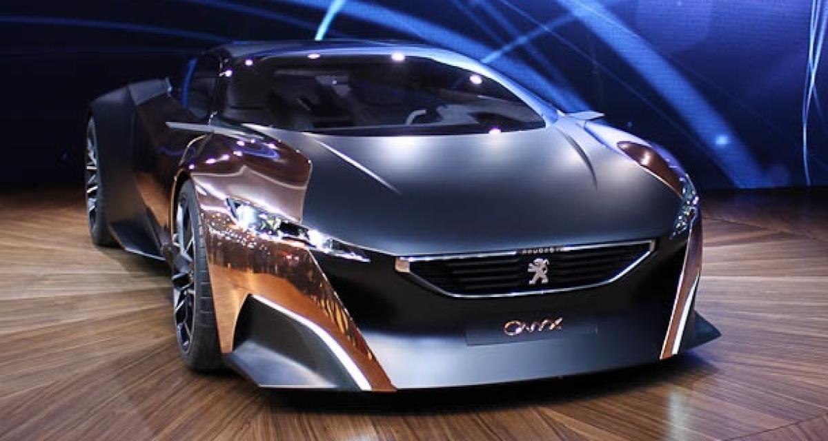 Paris 2012 live : Peugeot Onyx Concept