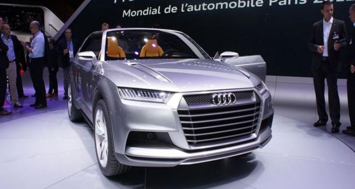 Paris 2012 live : concept Audi crosslane coupé