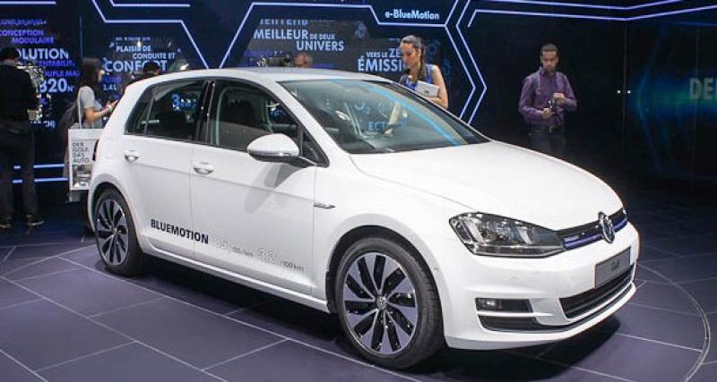  - Paris 2012 live : Volkswagen Golf BlueMotion