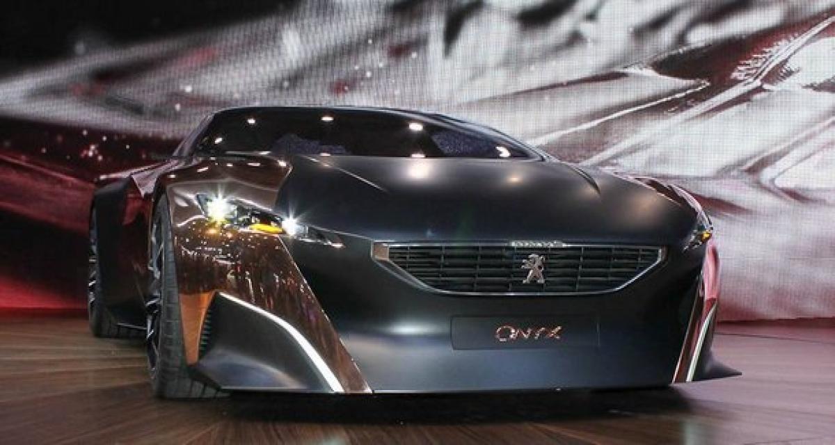 Paris 2012 : un premier prix pour le concept Peugeot Onyx