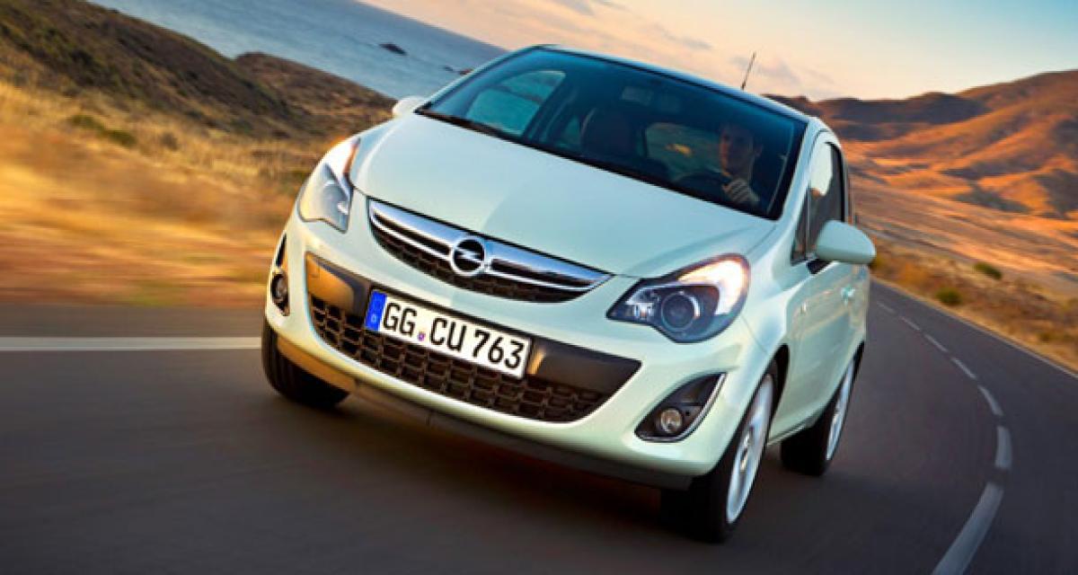 Opel Corsa EcoFlex, maintenant à 88 g/km de CO2