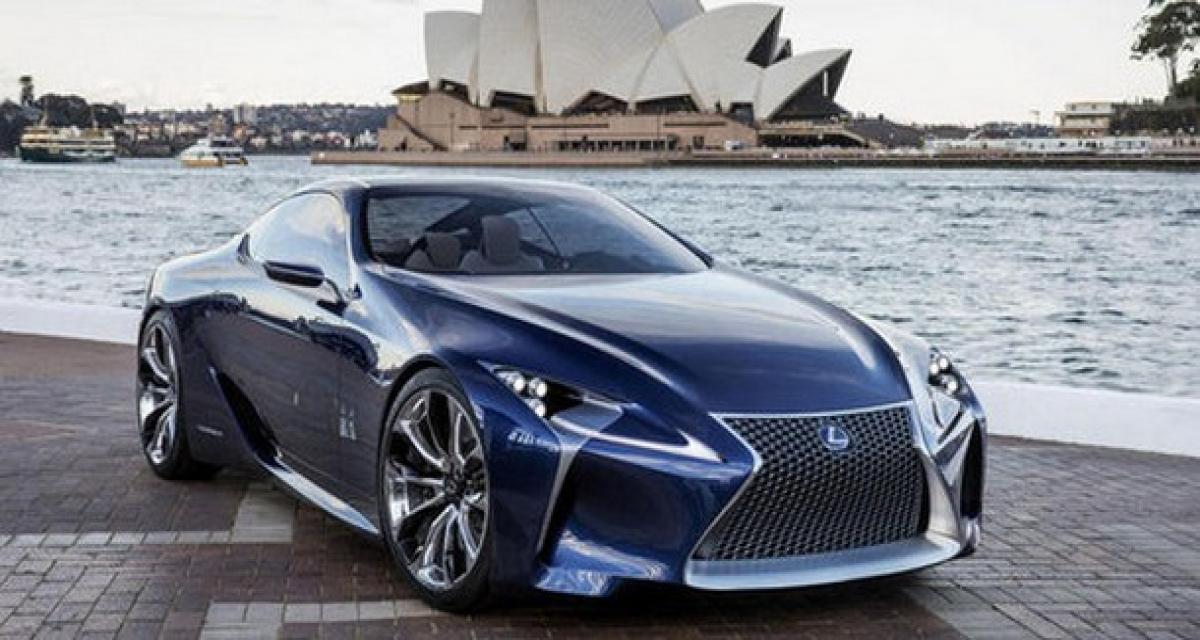 Sydney 2012 : Lexus LF-LC Blue Concept, du bleu mais pas que...