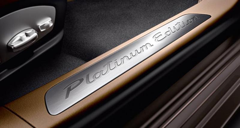 - La Porsche Panamera inaugure une version Platinum