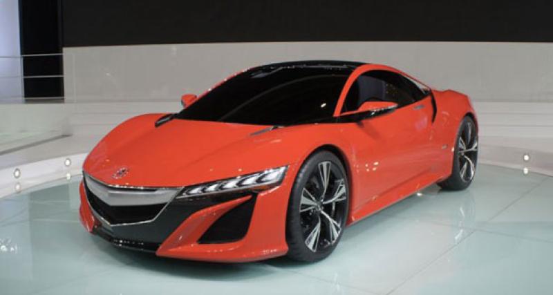  - Detroit 2013: Acura/Honda NSX en version de production