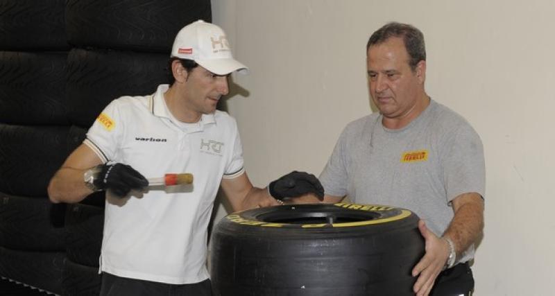  - F1 Inde 2012: Pedro de la Rosa remporte le Pirelli Tyre Challenge