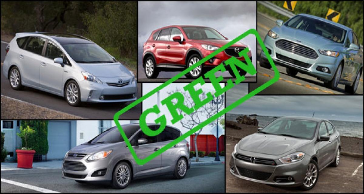 Green Car of the Year, 5 modèles dans la course