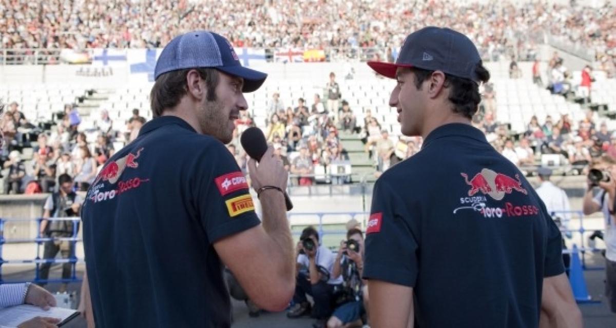 F1 : Toro Rosso confirme Ricciardo et Vergne pour 2013