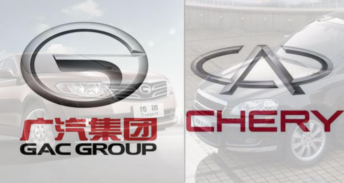 Rapprochement entre Guangzhou Auto (GAC) et Chery