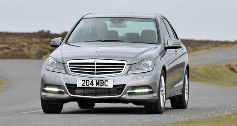 - 109 g/km de CO2 pour la Mercedes Classe C