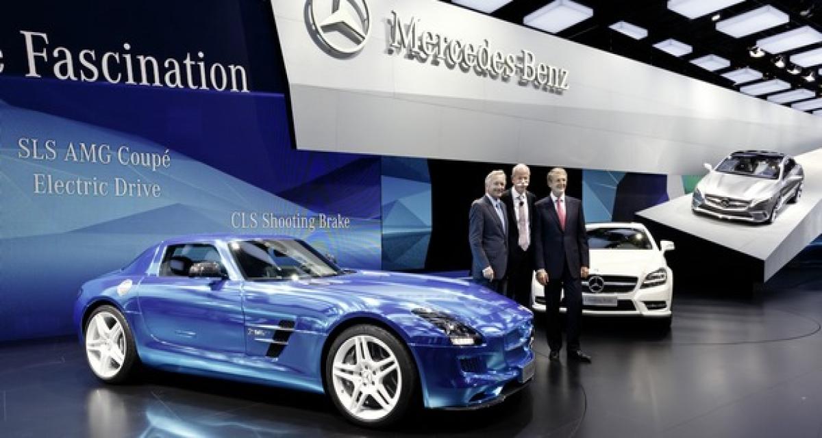 Mercedes SLS AMG Electric Drive : le tarif est connu