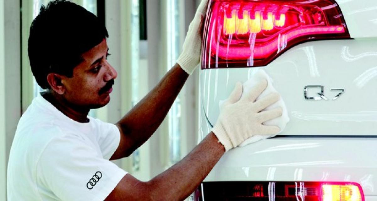 Inde: les premiers Audi Q7 sortent de chaine