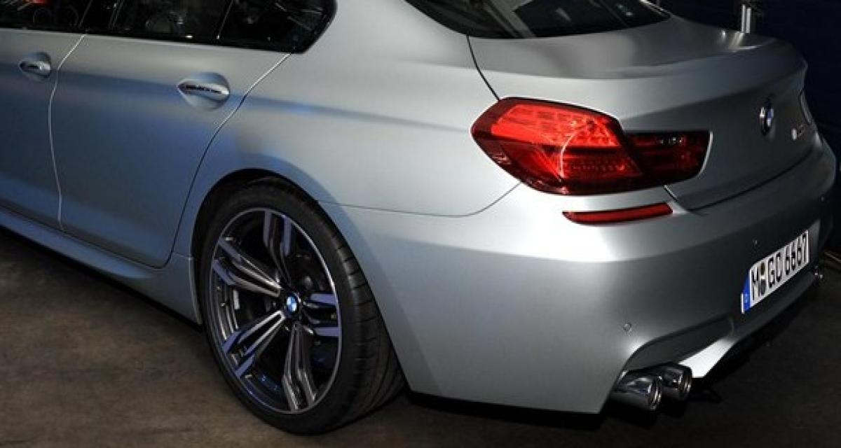 Spyshot : la BMW M6 Gran Coupé débusquée nue