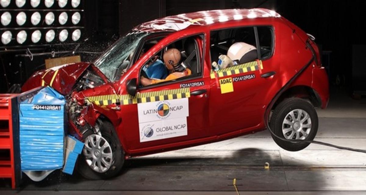 Latin NCAP: 1 étoile pour la Renault Sandero
