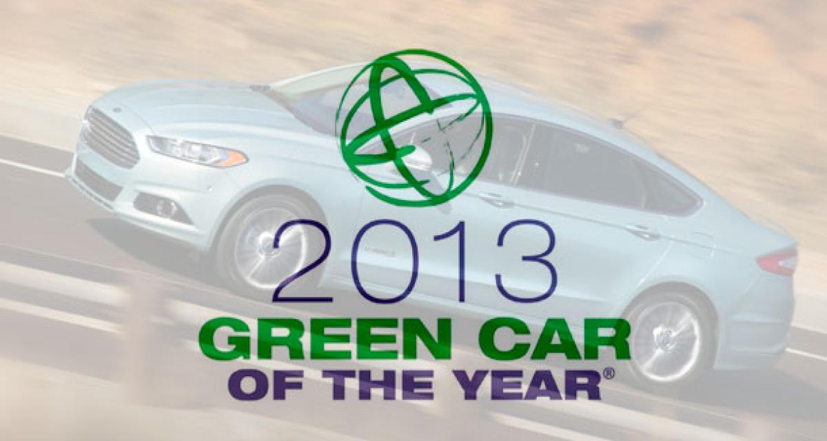 Green Car of the Year 2013 : le titre pour la Ford Fusion