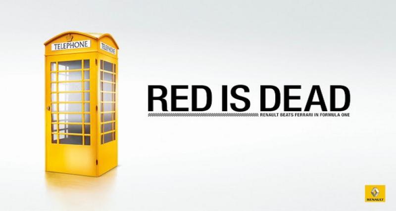  - F1: Renault se moque (gentiment) de Ferrari dans une campagne publicitaire