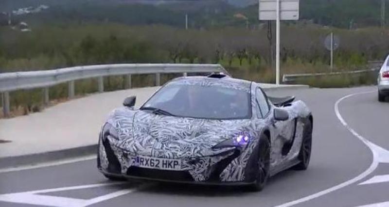  - Spyshot : la McLaren P1 roule (vidéo)