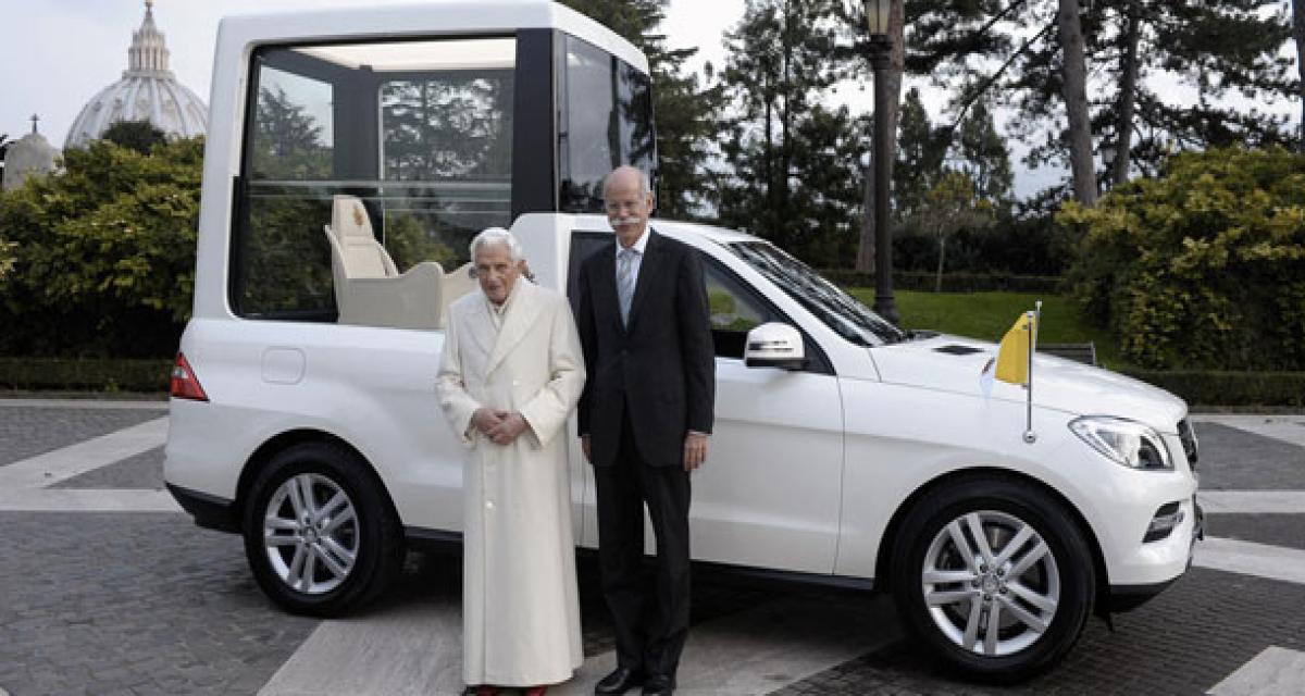 Le pape reste fidèle à Mercedes