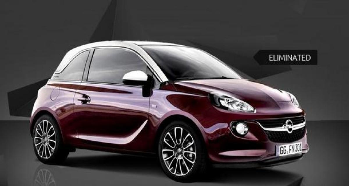 Plus belle voiture de l'année 2012 : Opel Adam... L'os