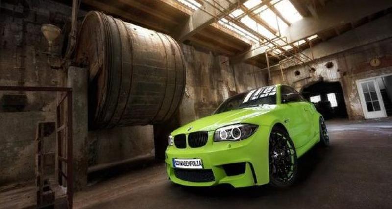  - BMW Série 1M Coupé par Schwabenfolia : citron vert pressé