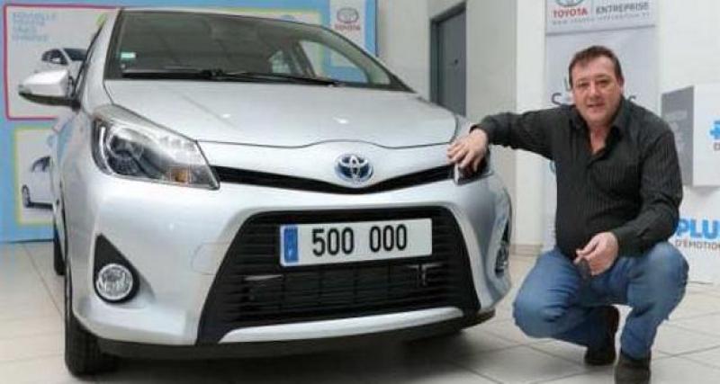  - 500 000 hybrides Toyota et Lexus en Europe