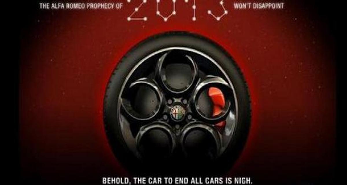 Un teaser pour la future Alfa Romeo 4C