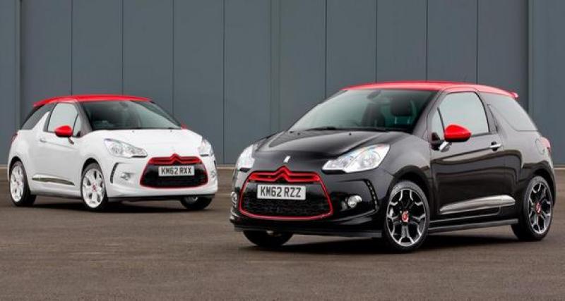  - Les DS3 DStyle Red & DSport Red lancées outre-Manche