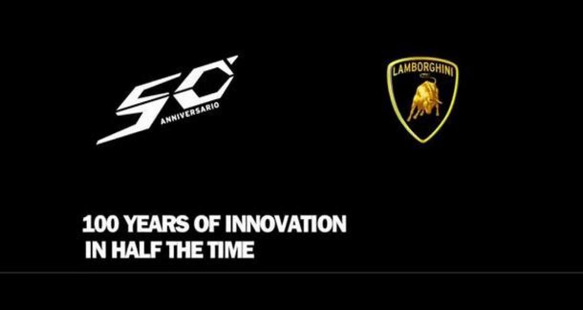 Un teaser vidéo pour les cinquante ans de Lamborghini