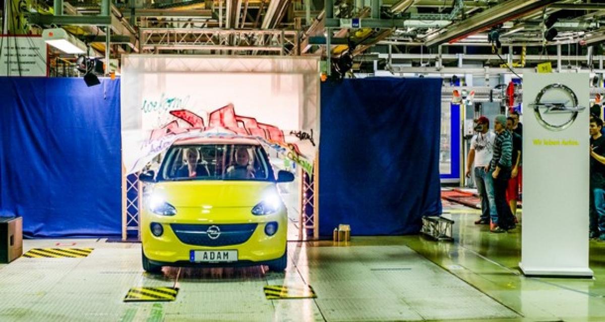 Opel Adam : la production démarre