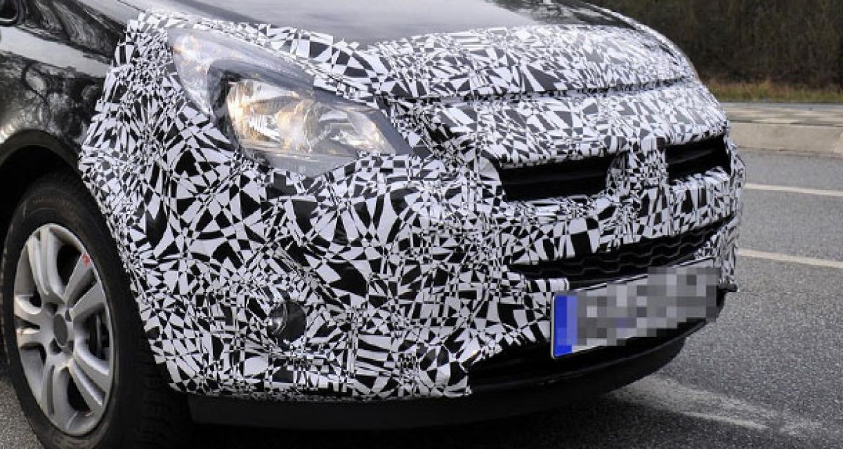 Spyshots : Opel Corsa facelift