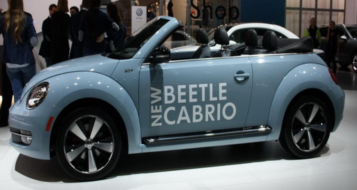 Salon de Bruxelles 2013 Live : Volkswagen Beetle Cabrio