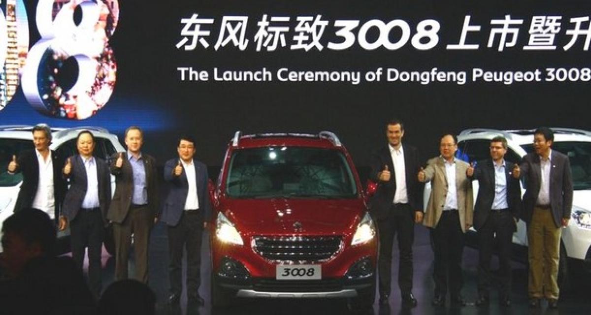 La Peugeot 3008 introduite en Chine