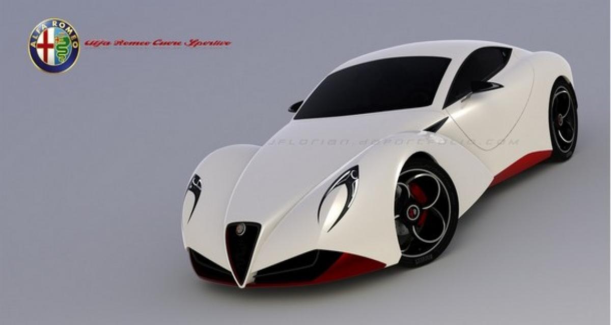 Nos lecteurs ont du talent : Georges, Florian et l'Alfa 6C Cuore Sportivo Concept 