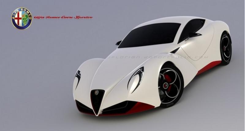  - Nos lecteurs ont du talent : Georges, Florian et l'Alfa 6C Cuore Sportivo Concept 