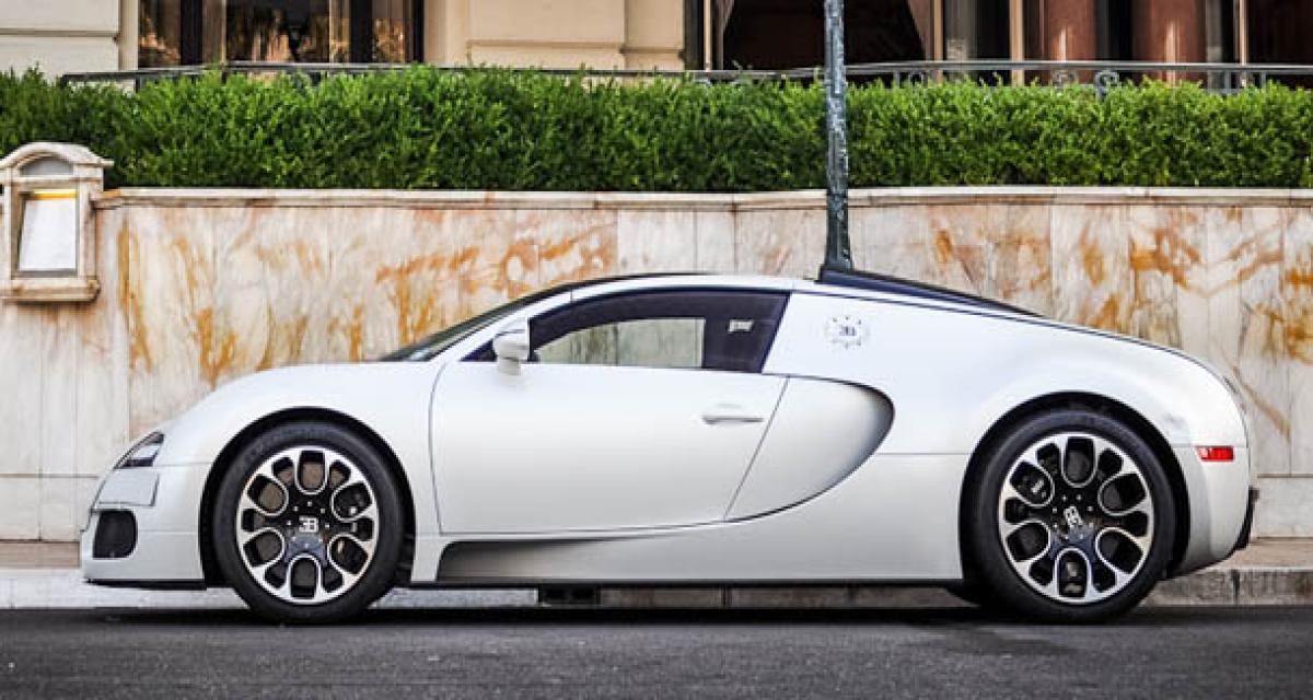 La photo du jour : Bugatti Veyron Grand Sport Sang Blanc