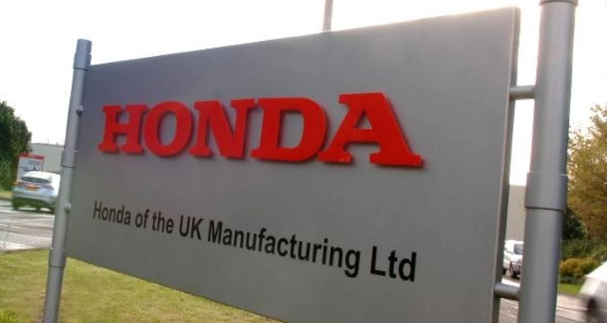 Honda : suppression de 800 postes en Angleterre