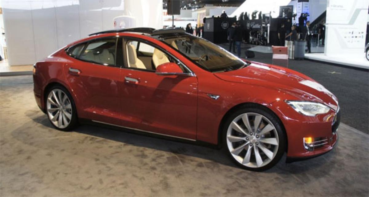 Détroit 2013 live : Tesla Model S