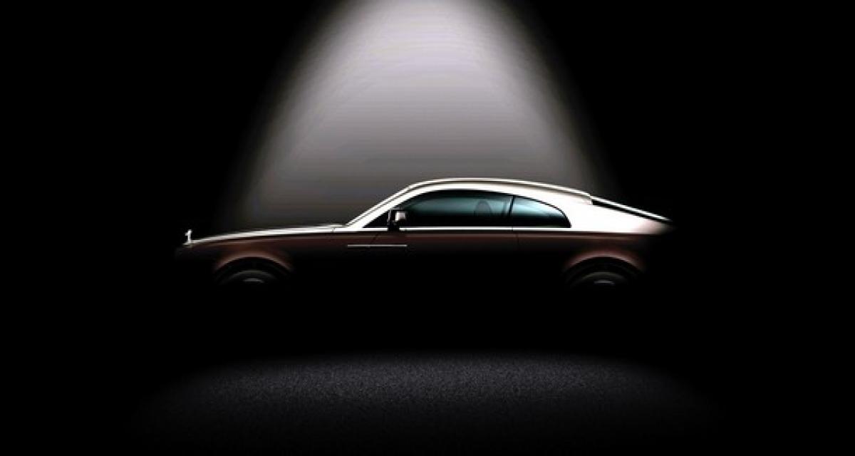 Genève 2013 : un nouveau teaser pour la Rolls-Royce Wraith
