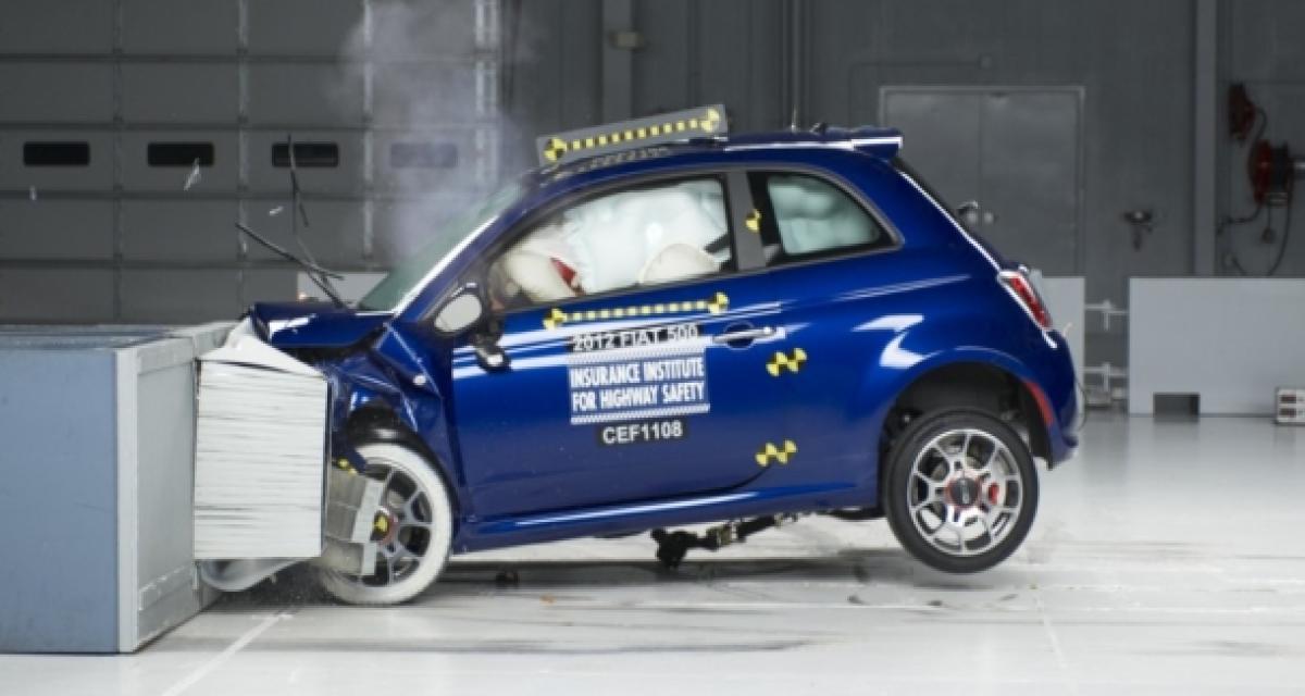 La Fiat 500, pire voiture pour protéger ses passagers selon un spécialiste de l'assurance
