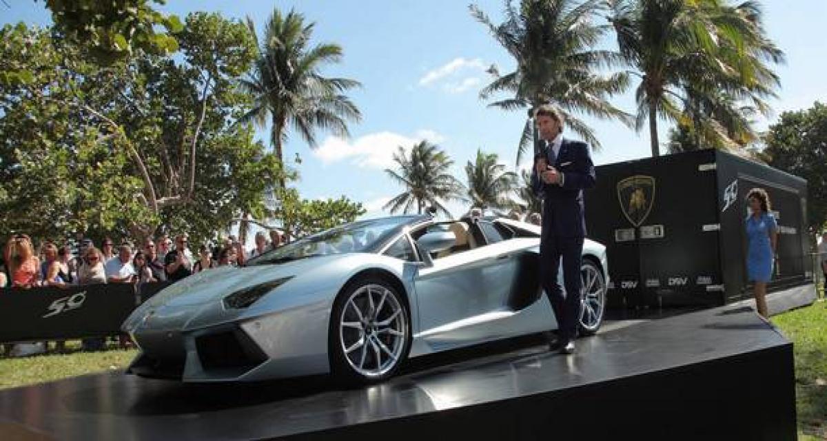 Lamborghini Aventador : le roadster se découvre très bien