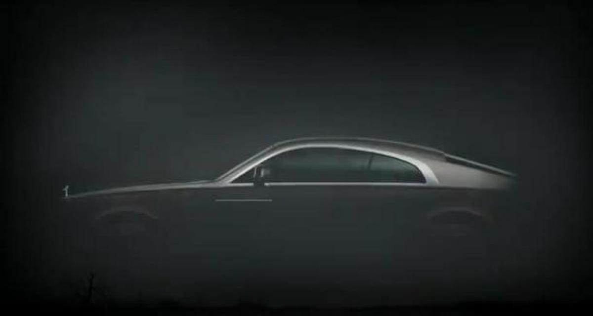 Genève 2013 : nouveau teaser pour la Rolls-Royce Wraith