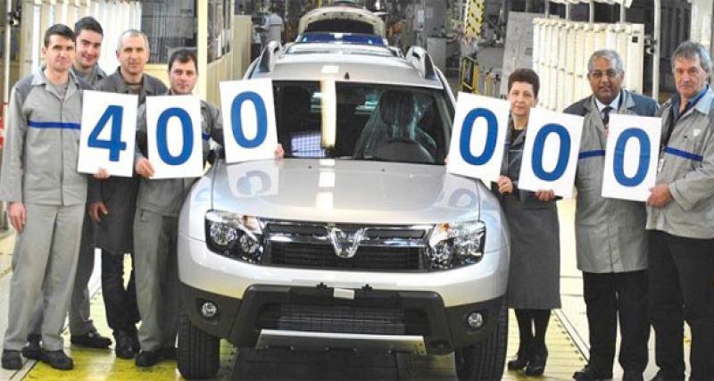  - 400 000 Dacia Duster produits en Roumanie