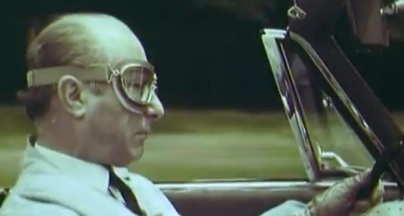  - Publicité: Juan-Manuel Fangio teste les Pirelli Cinturato
