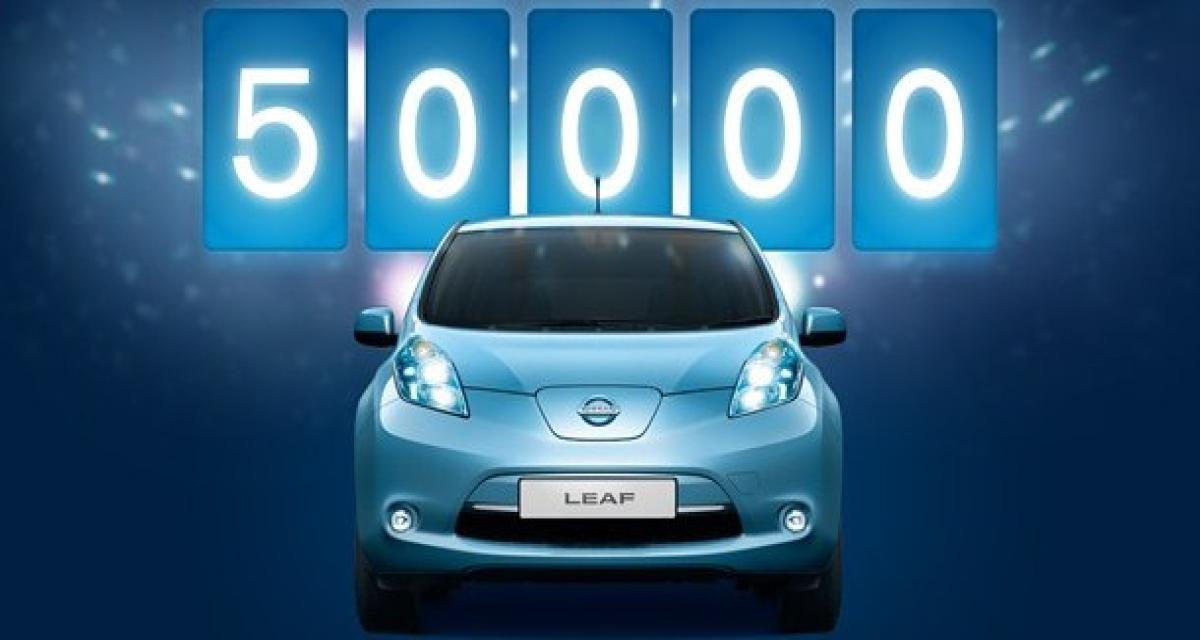 50.000 Nissan Leaf vendues à travers le monde