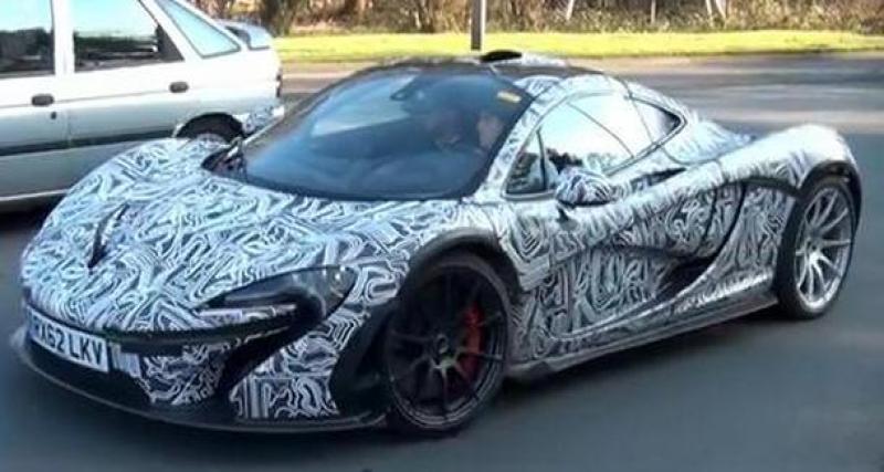  - Spyshot : la McLaren P1 débusquée de nouveau (vid)